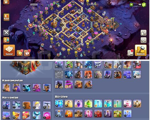 TH16COC |  153 LEVEL | ÖZEL ARKAPLANLI KÖY