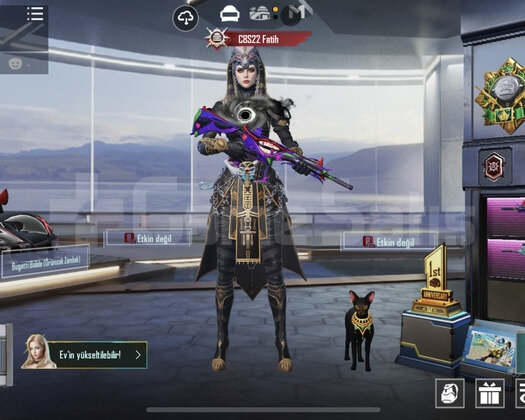 70 lvl 64 Destansı x suit 4 lvl Maskara 6 lvl Buz