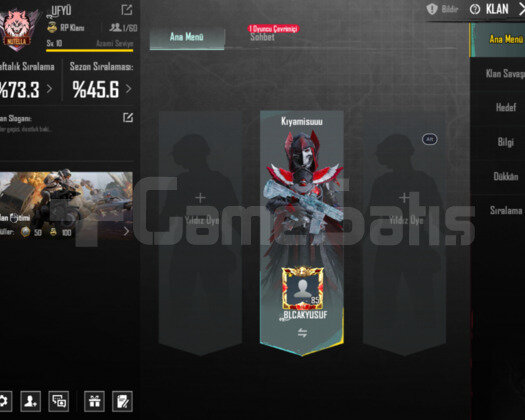PUBG MOBİLE 10 SEVİYE KLAN