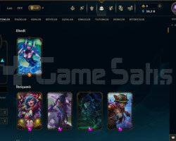 226 KOSTÜM 398 LVL UNRANKED EFSANE DOLU MAİL HESAP