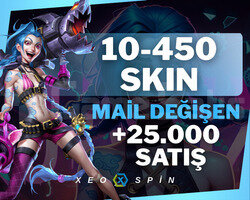 10-450 SKIN | MAİL DEĞİŞEN RANDOM | 30,000+ SATIŞ