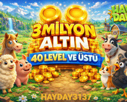 +40 LEVEL 3 MİLYON ALTIN