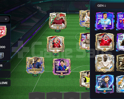 122 GEN FC MOBILE HESABI