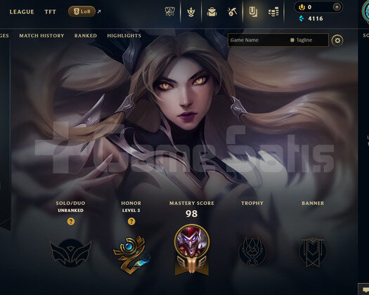 EUW Unranked | 13 Kostüm - 58 Hero | LoL Hesap