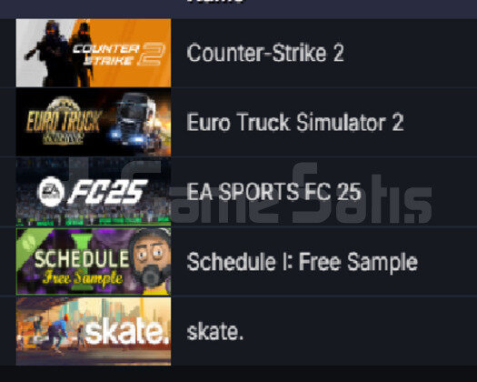 EA SPORTS FC 25 Euro Truck Simulator 2 3500 TL STE
