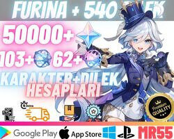 EU | MR55 Furina + 50000 Köken + 103+62 Fates