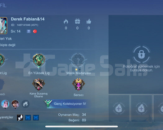 Mobile Legends fırsat hesab
