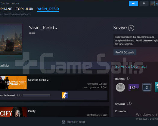 Bol oyunlu steam hesabı