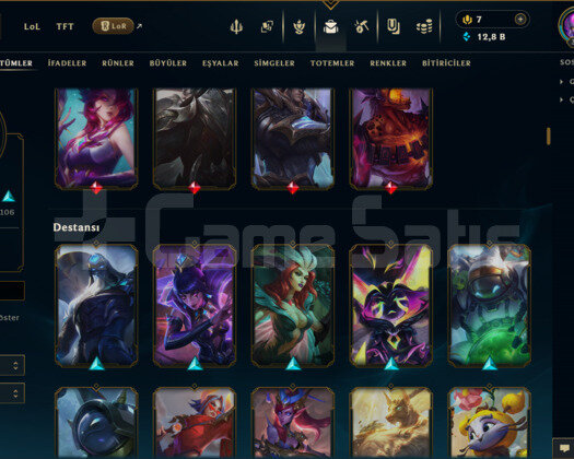 324 LEVEL / 297 SKİN / FUL HERO +MAİL +12K SATIŞ
