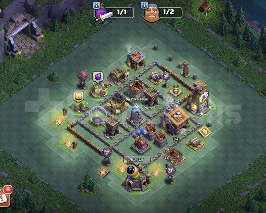 CLASH OF CLANS HARİKA KÖY 6.İNŞAATCI AKTİF