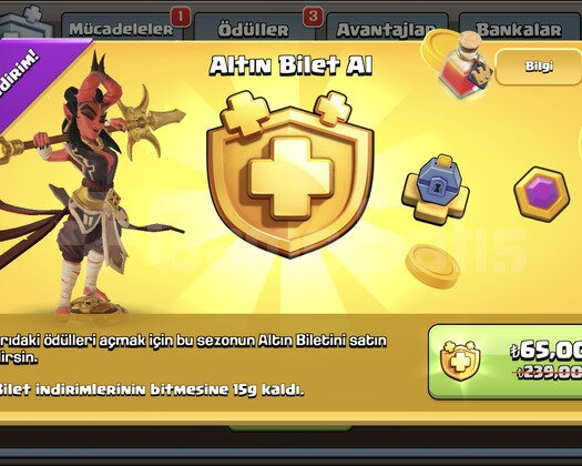 CLASH OF CLANS HARİKA KÖY 6.İNŞAATCI AKTİF