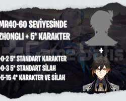 EU | MR40+ Zhongli + Rastgele 5*