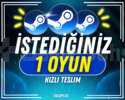 İSTEDİĞİNİZ 1 OYUN + GARANTİ + DESTEK