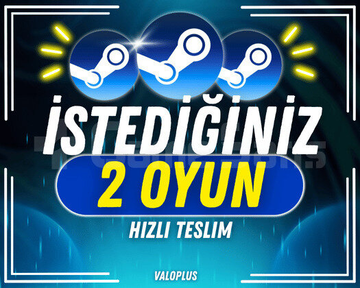 İSTEDİĞİNİZ 2 OYUN + GARANTİ + DESTEK