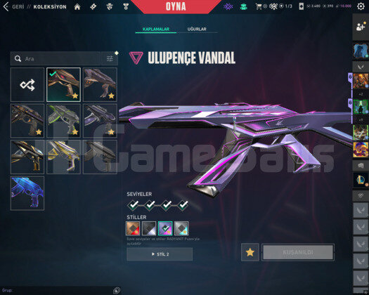 ARCANE ŞERİF DOLU HESAP+TFT+LOL+3480VP