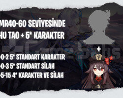 EU | MR40+ Hu Tao + Rastgele 5*