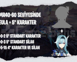 EU | MR40+ Eula + Rastgele 5*