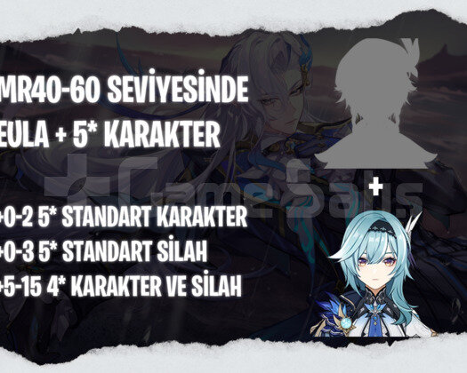 EU | MR40+ Eula + Rastgele 5*