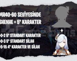 EU | MR40+ Shenhe + Rastgele 5*