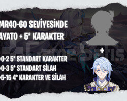 EU | MR40+ Ayato + Rastgele 5*