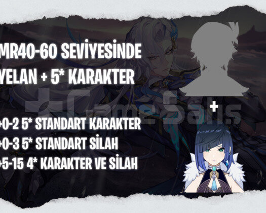 EU | MR40+ Yelan + Rastgele 5*