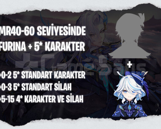 EU | MR40+ Furina + Rastgele 5*
