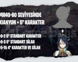 EU | MR40+ Xianyun + Rastgele 5*
