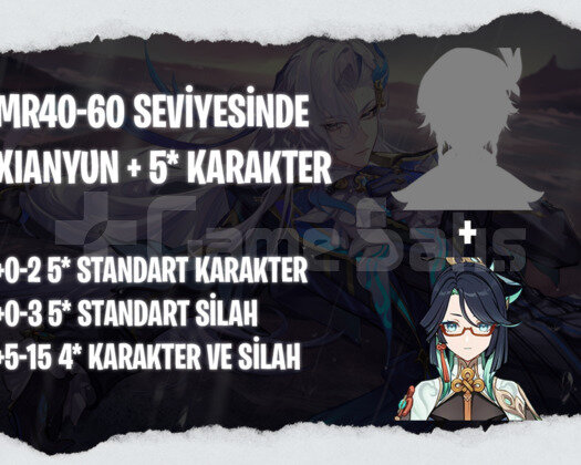 EU | MR40+ Xianyun + Rastgele 5*