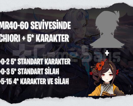 EU | MR40+ Chiori + Rastgele 5*