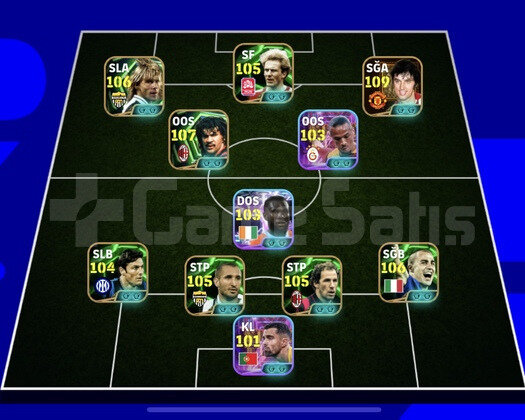 KG 3240 2 BOMBACI+RUMME+GULLİT+BEST+NEDVED+SANE