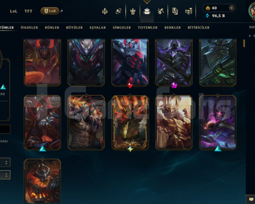248 lvl 183 kostüm Shan Uzal Mordekaiserli Hesap