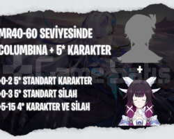 EU | MR40+ Columbina + Rastgele 5*