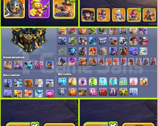 14 KOSTÜM!! 2 ARKAPLAN!! TH17 MAX+MAX HESAP