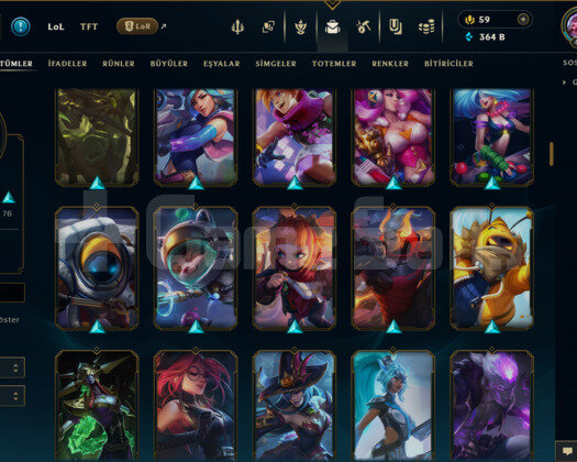 EUW / 421 LEVEL / 159 SKİN /+MAİL /+12.500 SATIŞ