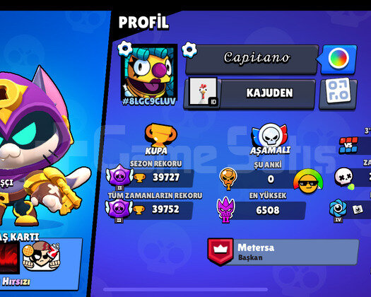 BRAWL STARS 3 BRAWLPASSLI 2019 HESABI