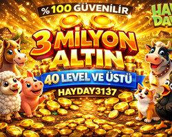 +40 LEVEL 3 MİLYON ALTIN