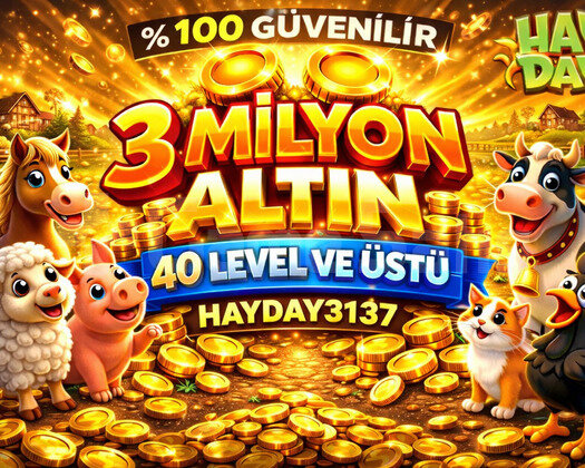 +40 LEVEL 3 MİLYON ALTIN