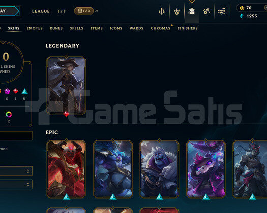 EUW Unranked | 10 Kostüm - 41 Hero | LoL Hesap