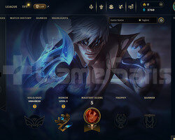 EUW Unranked | 1 Kostüm - 20 Hero | LoL Hesap