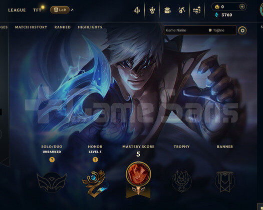 EUW Unranked | 1 Kostüm - 20 Hero | LoL Hesap