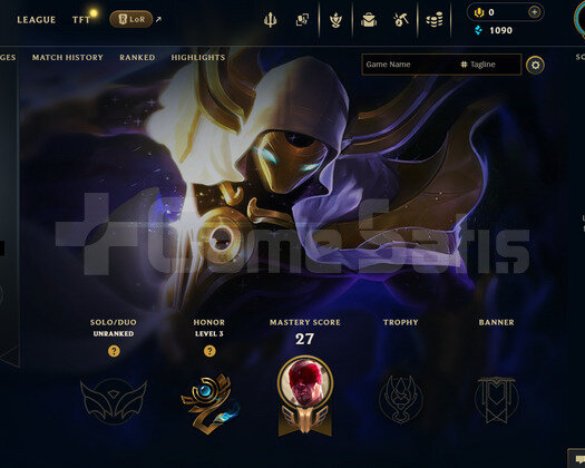 EUW Unranked | 4 Kostüm - 48 Hero | LoL Hesap