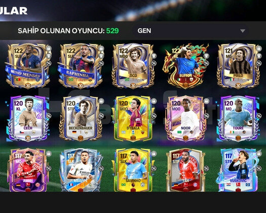 124+ Gen 4milyar coin 750 parça puan Full+full