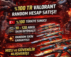 ŞOK FİYAT 100 TRkişiye özel random hesaplar