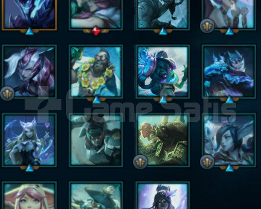 EUW PLAT 2/ +20 SKİN / +25K ÖZ / MAİL ONAYSIZ
