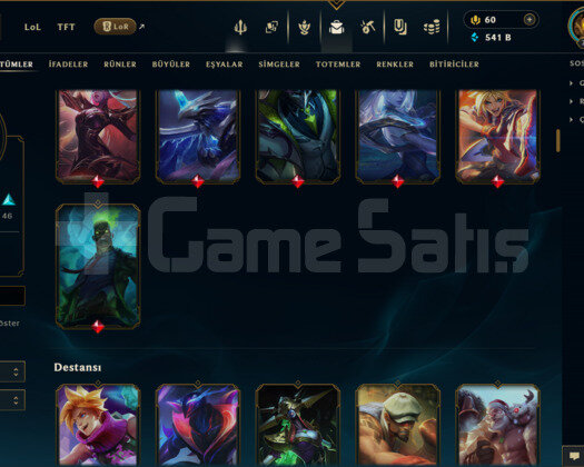 EUW / 705 LEVEL / 172 SKİN /+MAİL /+12.500 SATIŞ