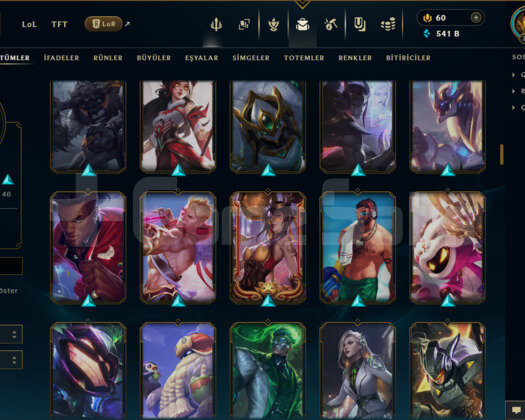 EUW / 705 LEVEL / 172 SKİN /+MAİL /+12.500 SATIŞ
