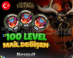 TR + 100 LEVEL - MAİL DEĞİŞEN - HESAPLAR!!