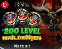 TR + 200 LEVEL - MAİL DEĞİŞEN - HESAPLAR!!