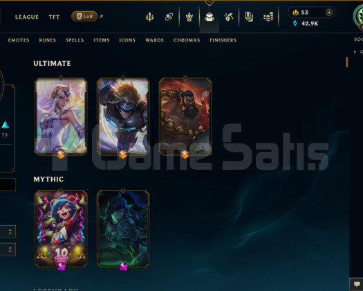 EUW | 352 SKİN | UNRANKED