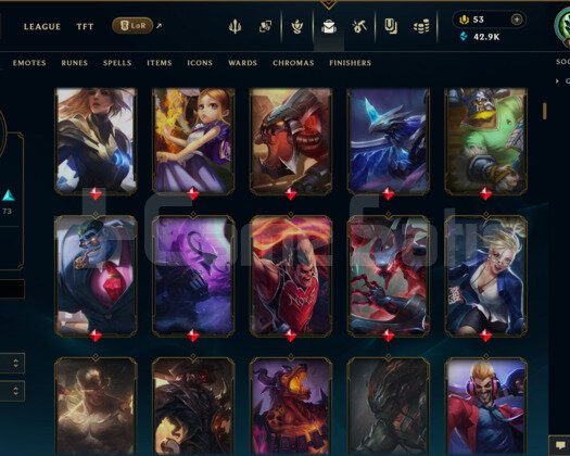 EUW | 352 SKİN | UNRANKED